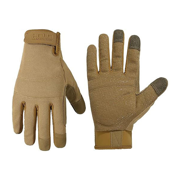 Work Gloves Men & Women, Utility Mechanic Working Gloves High Dexterity  Touch Screen For Multipurpose,Excellent Grip