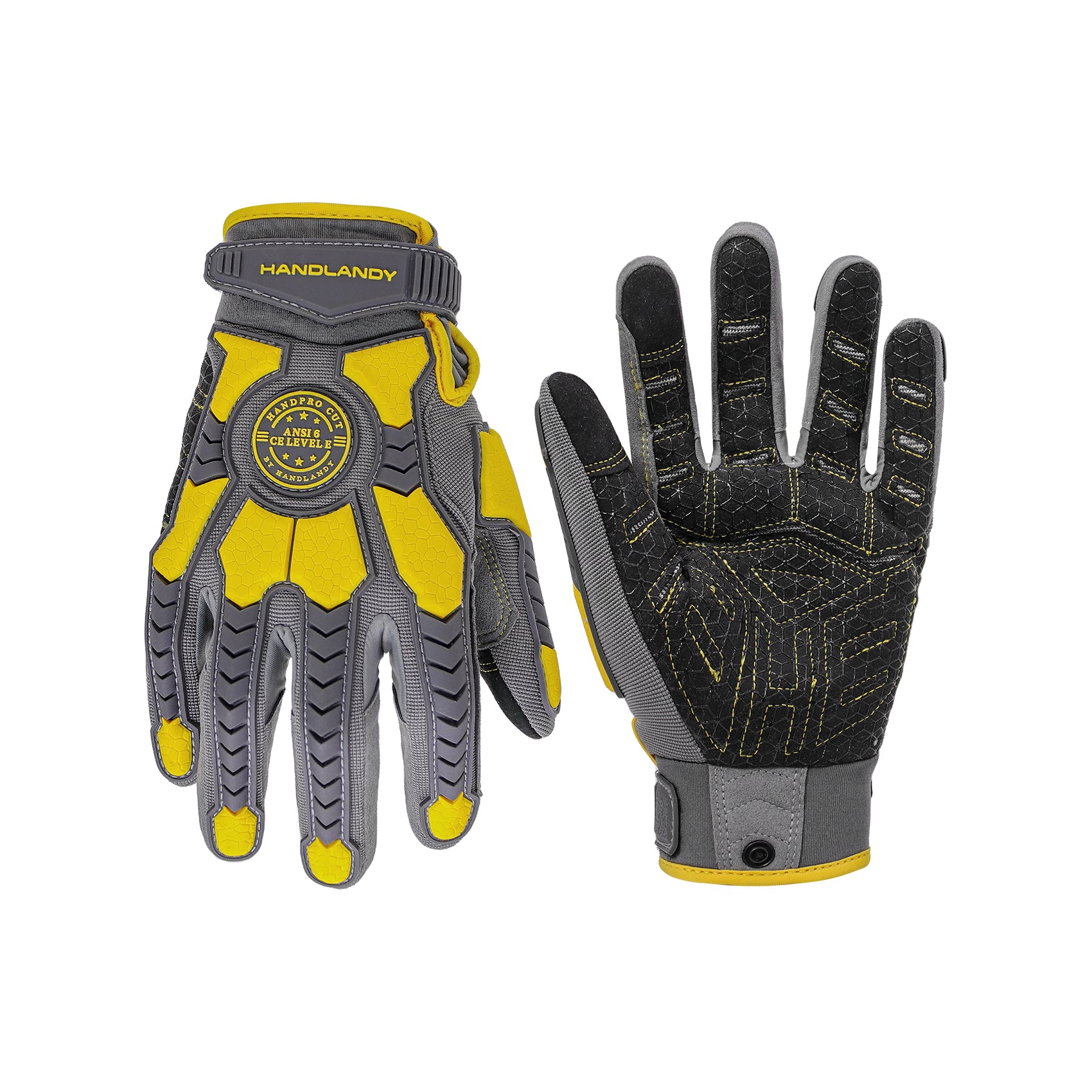 DEXGUARD™ A6 Cut Gloves, Back of the Hand Impact Resistant, Level 4  Abrasion Resistant, Textured Nitrile Coating.
