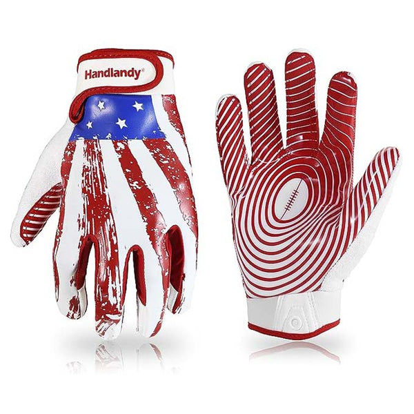 Handlandy Football Gloves Men Sticky Wide Receiver Grip S739