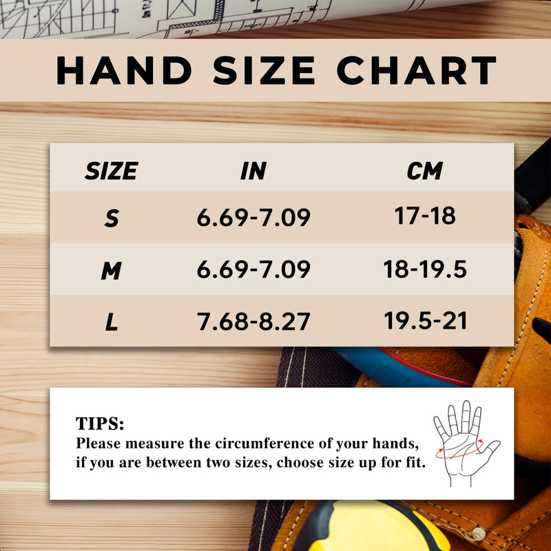 HANDLANDY Work Gloves for Women, Ladies Breathable Glove with Touchscreen Fingers for Gardening, Yard Maintenance, Construction, Tool Handling 5206