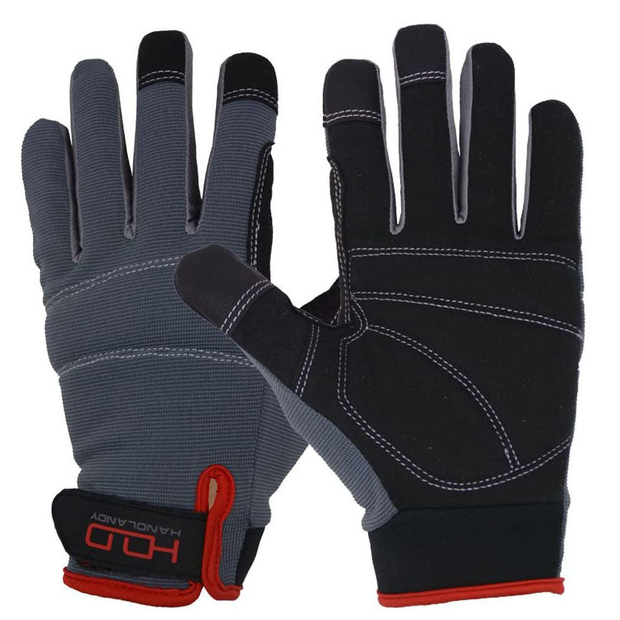 Men's Work Gloves Touch Screen Synthetic Leather Utility - Temu
