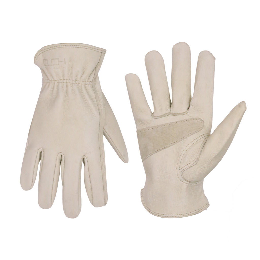Leather Wholesale Gloves Unisex Driver Rigger Pigskin Handlandy Garden