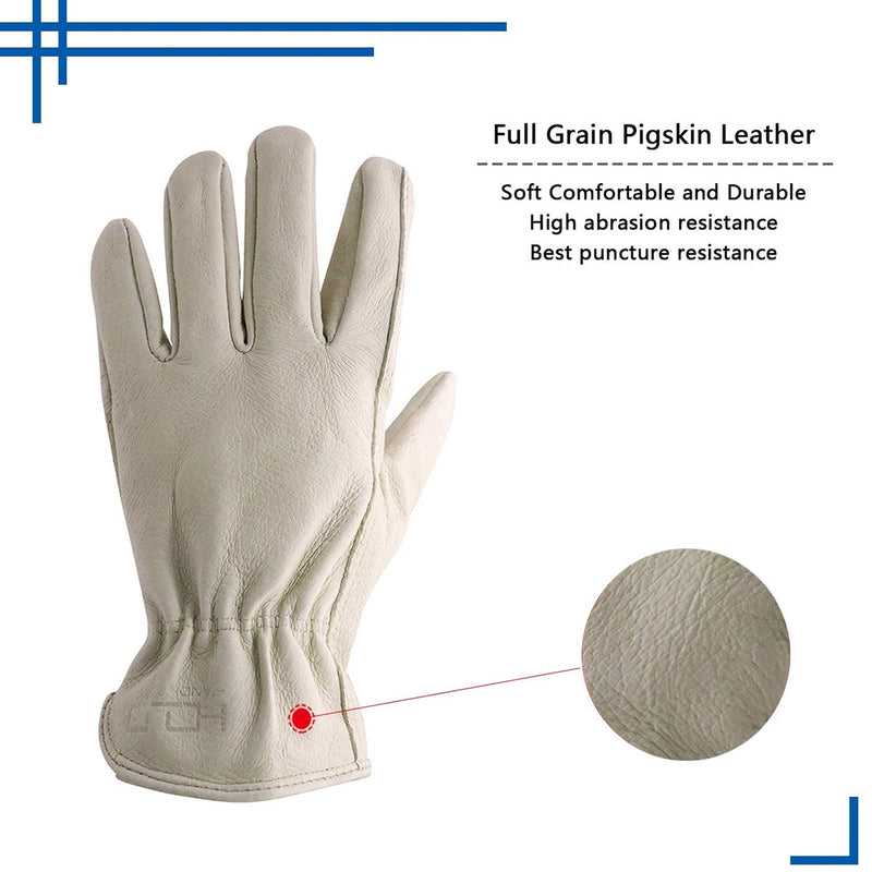 Handlandy Wholesale Unisex Driver Gloves Rigger Leather Garden Pigskin