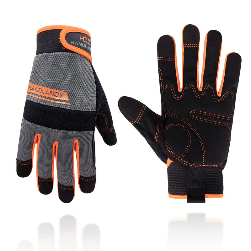 1 Pair Utility Work Gloves Women, Flexible Breathable Yard Work  Gloves,Performance Grip Working Gloves, Touch Screen