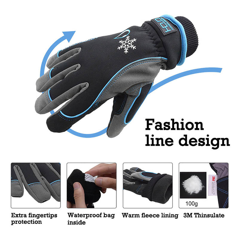 100% Waterproof Gloves for Men and Women, Winter Work Gloves for Cold  Weather, Thermal Insulated Freezer Gloves, Touch Screen, With Grip, Blue,  Small : : Tools & Home Improvement